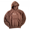CLB dyed verme hoodie (brown)